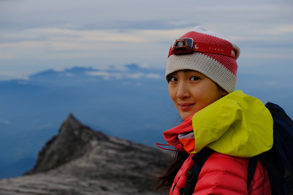 キナバル山頂上直下